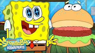 SpongeBobs CRAZIEST Krabby Patties Ever 🍔🤯  60 Minute Compilation  SpongeBobOfficial [upl. by Edik]