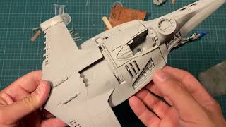 124 Mando N1 Starfighter Build 1 [upl. by Aryan433]