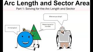 Arc Length and Sector Area Part 1 Solving for the Arc Length and Sector Area [upl. by Blockus]