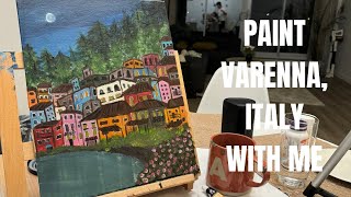 Paint Varenna Italy with Me  Art Vlog [upl. by Gromme]