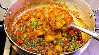 Gajar Matar Ki Sabzi Winter Recipe  Carrot Green Peas for lunch box  Matar Gajar Ki Sabzi  Ruchi [upl. by Pete]