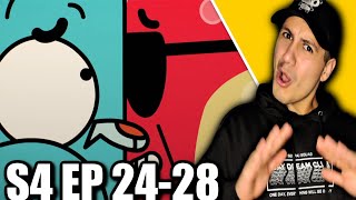 The Amazing World Of Gumball S4 Ep 2428 REACTION IT GETS MORE AWKWARD [upl. by Gemma]