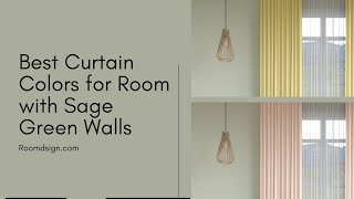 Curtain Ideas for Room with Sage Green Walls [upl. by Garreth536]