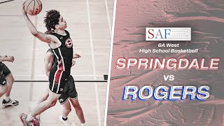 2024 Springdale High School Basketball  Springdale vs Rogers [upl. by Anatola]