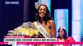 Chidimma Adetshina Crowned Miss Universe Africa And Oceania [upl. by Anej]