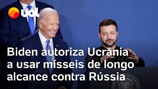 EUA autorizam Ucrânia a usar mísseis de longo alcance contra Rússia após ataque massivo dos russos [upl. by Rusel267]