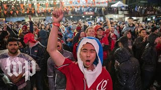 Nats fans erupt in celebration across DC after World Series win [upl. by Ysle]