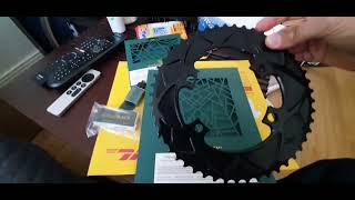 Unboxing AbsoluteBLACK Round 5034T Chainrings [upl. by Ayle]