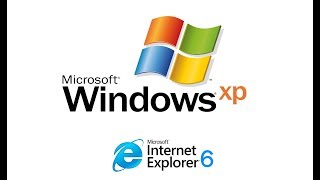 Browsing the web with Windows XP [upl. by Akienom]