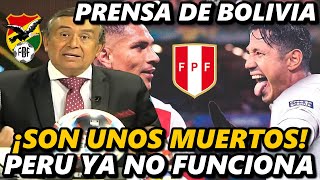 PRENSA DE BOLIVIA INSULTA A PAOLO GUERRERO Y LAPADULA  PERU VS BOLIVIA  ELIMINATORIAS [upl. by Akiehsat376]