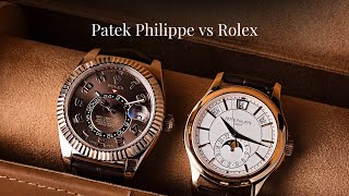 Patek Philippe vs Rolex Key Differences for Your Ideal Choice [upl. by Nonnahc]