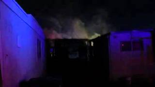 Mobile home on fire on Tucsons south side [upl. by Albertina]