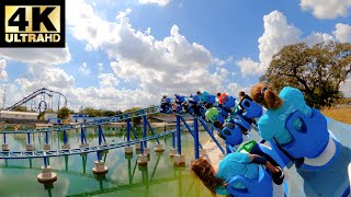 4K Rescue Coaster Seaworld Texas Backrow Pov San Antonio Texas [upl. by Ysnat954]