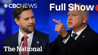 CBC News The National  US vicepresidential debate [upl. by Neraj]