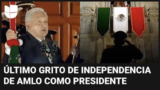 Andrés Manuel López Obrador encabezó su último Grito de Independencia como presidente de México [upl. by Atterual]