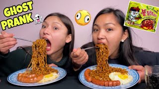 Black Bean Noodles Challenge😍🤤Jajangmyeon Ramenrashushresthaa [upl. by Ert478]