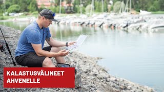 Kalastusvälineet ahvenen rantakalastukseen [upl. by Haila]