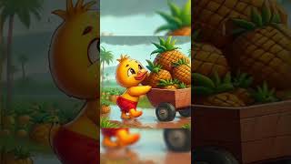 Harvest pineapplefunny animation cartoon shortvideo [upl. by Atirec]