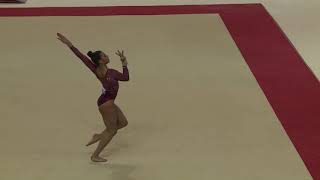 Amelie Morgan AA BRONZE Floor 2019 British Gymnastics Championships WAG SNR AA [upl. by Annawat]