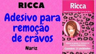 Testando adesivo removedor de cravos do nariz Ricca [upl. by Arakihc]