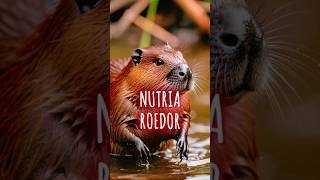 🦦 Nutria Roedor Aquático 🌊CuriosidadesAnimais VidaSelvagem Nutria NaturezaSurpreendente [upl. by Bruce]