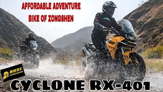 Affordable Adventure bike of Zongshen Rusi Cyclone RX401 [upl. by Kelwunn]