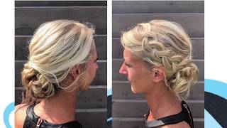 Nonchalant opsteek kapsel casual updo hairstyle [upl. by Ydneh620]