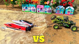 RC Boat vs RC Car  Remote Control Car  High Speed RC Cars [upl. by Ahras110]