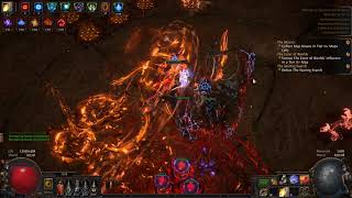 Path of Exile  Searing Exarch First attempt 1 Death  Divine Ire Totems [upl. by Avlem]