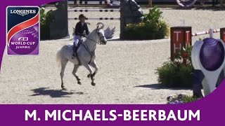 Meredith Michaels Beerbaum  NAL  Longines FEI World Cup™ Jumping  Wellington [upl. by Ojyma]