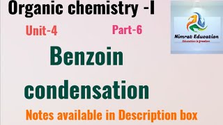 Benzoin condensation updated video with notes [upl. by Dettmer213]