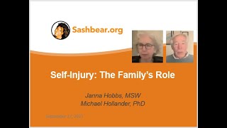 SelfInjury The Familys Role by Michael Hollander and Janna Hobbs [upl. by Neelyam]