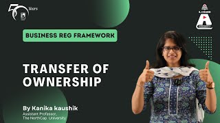 Transfer of Ownership  Business Reg Framework  S Chand Academy [upl. by Almap]