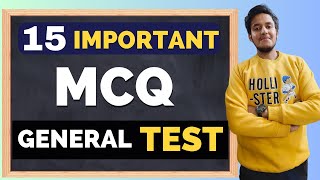 15 most important MCQs questions of CUET General Test  ye MCQs concepts to kar k jana pakka [upl. by Mcnamara483]