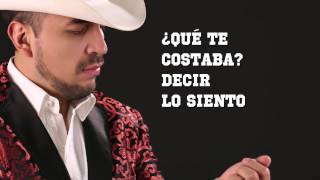 Qué Te Costaba  Fidel Rueda Lyric Video [upl. by Milty137]