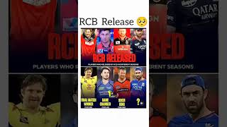 RCB Released Player  Sen Watson Marcus Stonis Classen  stonis maxwell watsons classen [upl. by Tatia]