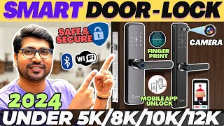 Best Smart Locks For Home 2024🔥Best Smart Door Lock In India🔥Best Digital Door Under 10000 [upl. by Saree]