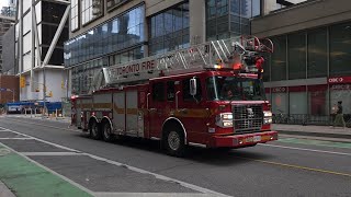 Toronto Fire L312 Responding [upl. by Noraf]