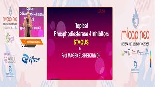 Topical Phosphodiesterase 4 Inhibitors STAQUS Prof MAGED ELSHEIKH MD Dermatology [upl. by Gary956]