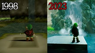 The Legend Of Zelda Ocarina Of Time Original vs Remake Comparison FULL HD 4K 60 FPS [upl. by Adner]