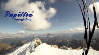 Papillon Paragliding Goldener Oktober Dolomiten 2011  Sella  Marmolada [upl. by Sneed643]