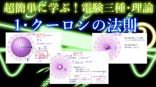 初心者向け電験三種・理論・1・クーロンの法則【超簡単に学ぶ！】第三種電気主任技術者 [upl. by Truda]