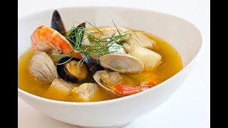 Bouillabaisse Marseillaise Rouille and Croutons [upl. by Anahcra212]