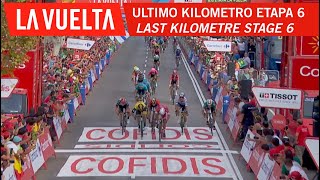 Last kilometer  Stage 6  La Vuelta 2018 [upl. by Yaya]