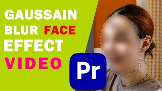 how to add gaussian blur in premiere pro 2024  face blur in video [upl. by Hak]