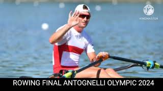 Rowing men reschedule  Rowing final  Rowing single sculls Olympic 2024 [upl. by Ennahoj327]