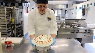 Torta alla panna con Pan di Spagna e crema Chantilly [upl. by Sheffield]