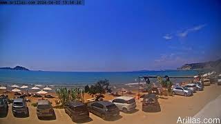 20240805 Arillas Corfu Live Webcam [upl. by Asirap]