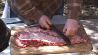 How To trim Spare Ribs St Louis Style  Tip [upl. by Aisela776]