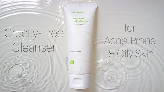 Face Republic Calming Acne Salicylic Cleanser Review  VeganCleanser [upl. by Reyna]